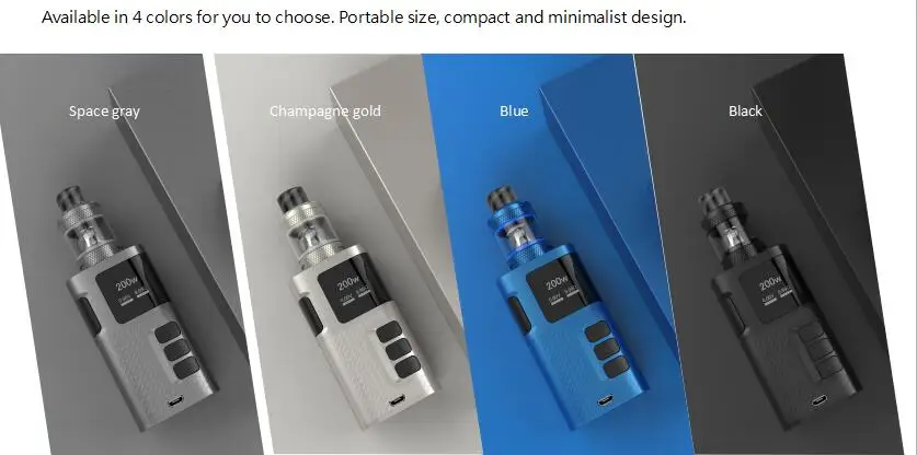 Original Kanger Ripple Kit 200W Ripple Box MOD Vape with 3.5ml Ripple TANK Kangertech Electronic Cigarette Vaporizer Kit 01 (10)