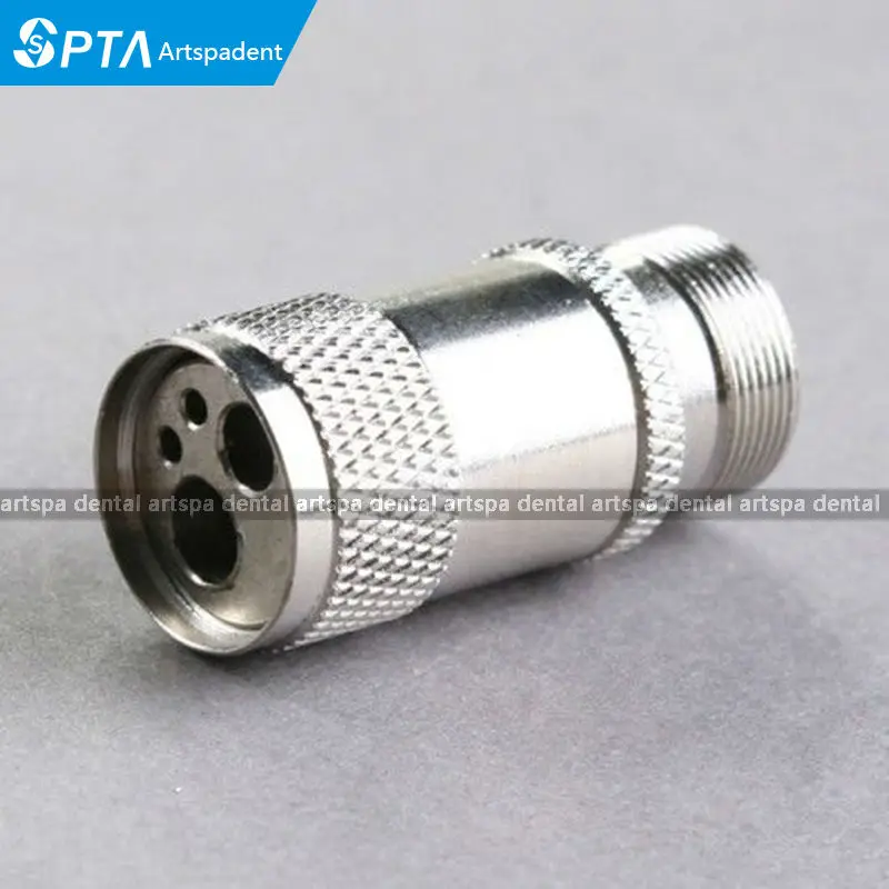 

Dental turbine Handpiece adaptor Coupler Motor Convertor Changer for High Speed Handpiece 2 to 4 Hole