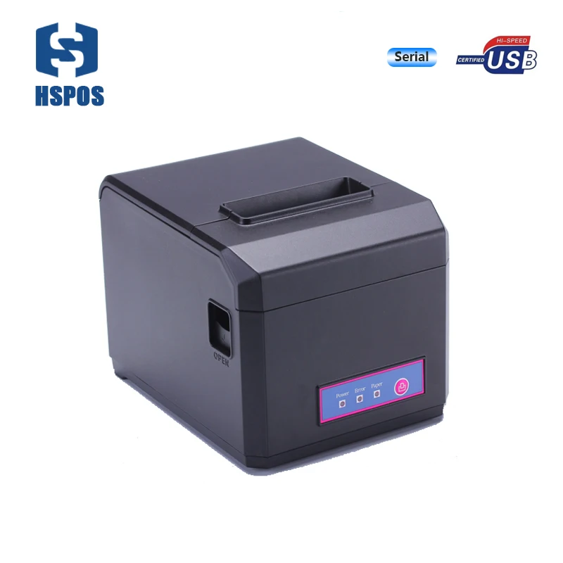 

Serial+USB printer 3inch impresora termica with quality cutter thermal receipt printer support windows10 driver for POS HS-E81US