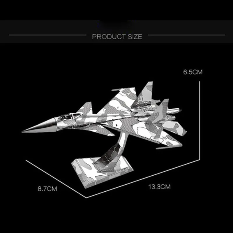 SU 34 warplane Mutil Стили 3D металлическая головоломка модель DIY лазерная резка ручной