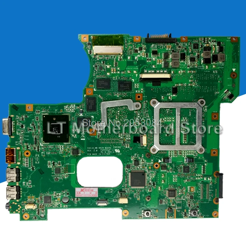 Для ASUS K42J K42JA A40J X42J A42J HD5730 2 Гб REV: 2,0 системная материнская плата для ноутбука основная плата карта логическая плата протестирована хорошо