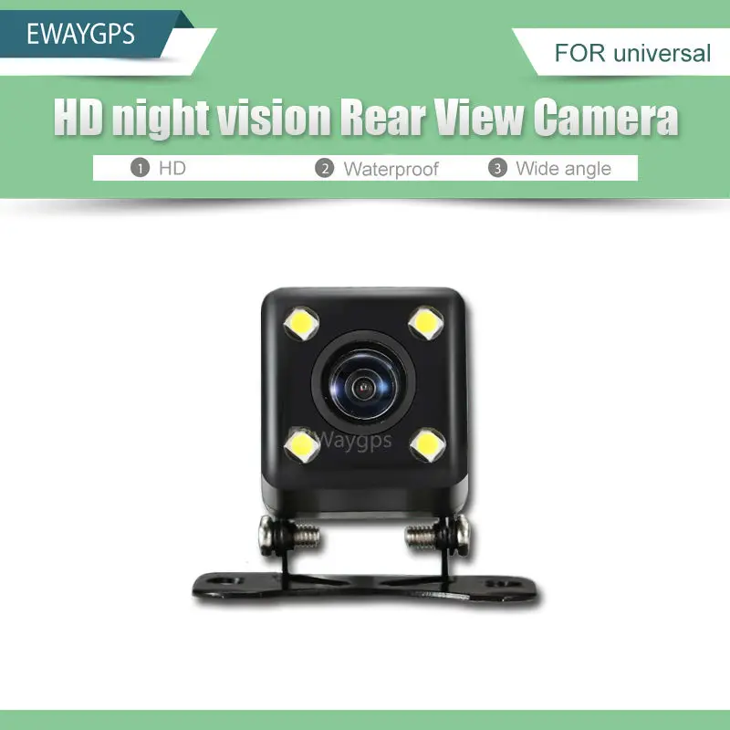 

HD CCD 4 LED Night Vision Universal Rear View Reversing Parking Camera For android Car DVD Backup Parking Camera EWC-A-861