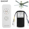 QIACHIP universel ventilateur de plafond lampe télécommande Kit 110-240 V interrupteur de commande de synchronisation ajusté vent vitesse émetteur récepteur ► Photo 1/6