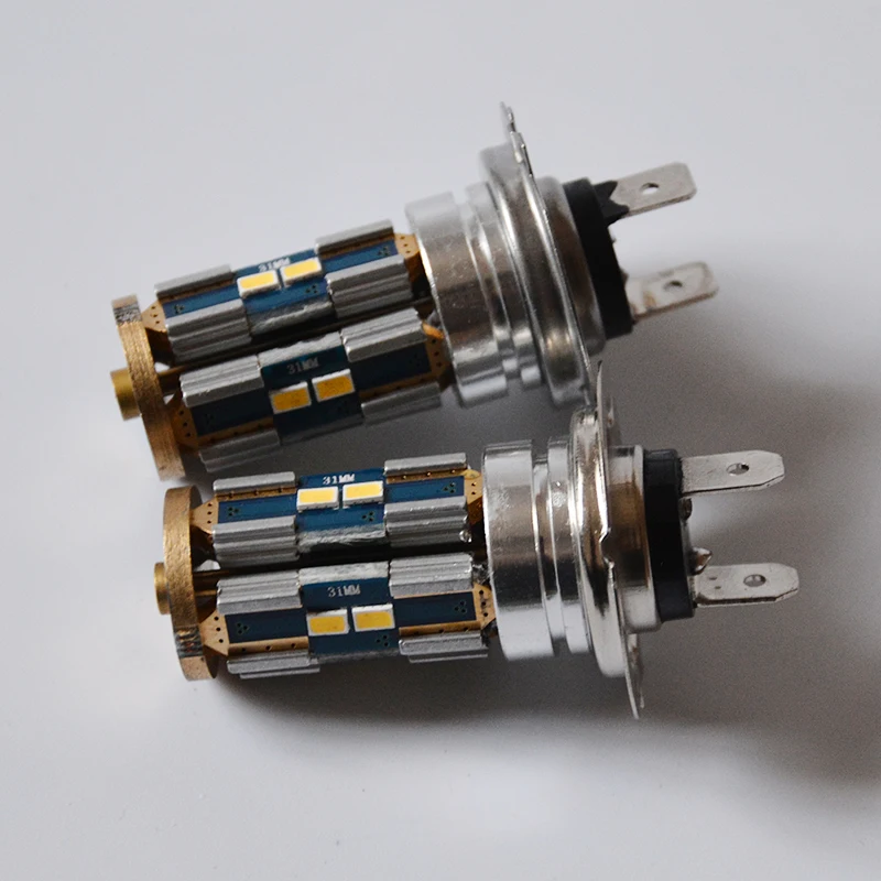 

new 2x H7 high power led car fog lamp driving light headlight drl auto replacement xenon white