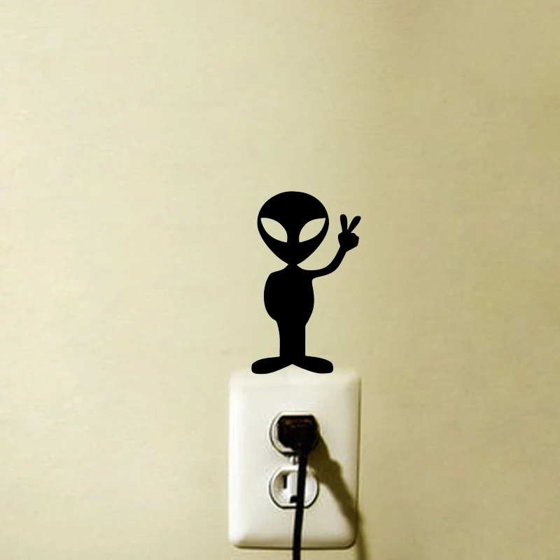 

Alien Creative Cartoon Vinyl Fashion Wall Stickers Switch Decals 5WS1152