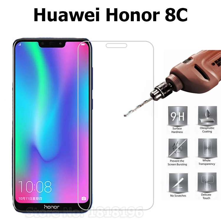 Стекло для Honor 8c 8lite 8x Max закаленное стекло Huawei 8 C X C8 X8 Lite 8xmax пленка защиты экрана