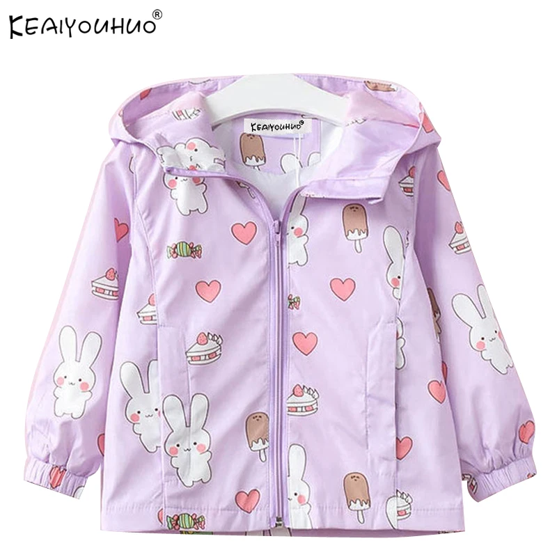 

2018 Spring Autumn Jackets For Girls Outerwear Girls Coats Long Sleeve Children Clothes Toddler Jacket Hooded Girl Coat For Kids