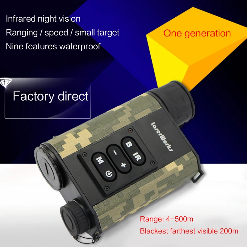 New LETER 500 meters laser rangefinder night vision LRNV009 infrared