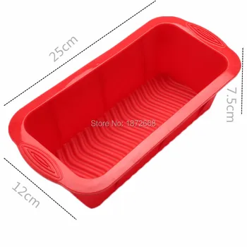

Silicone Toast Rectangular Box Loaf Cake Baking DIY Tools Cake Mold Christmas Tools 20pcs Free DHL/Fedex
