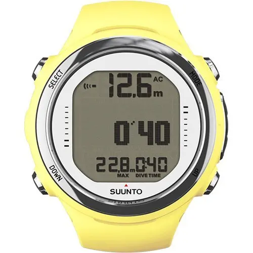 Suunto D4i Novo компьютер для подводного плавания с USB ныряющим компьютером для подводного плавания с трубкой - Цвет: Sun