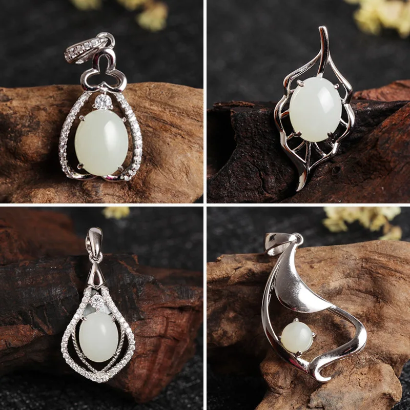

2019 New New Arrival Choker Necklace Cluci Cage Pendants Asg Of 925 Sterling With Hetian Pendant Manufacturer Wholesale Natural