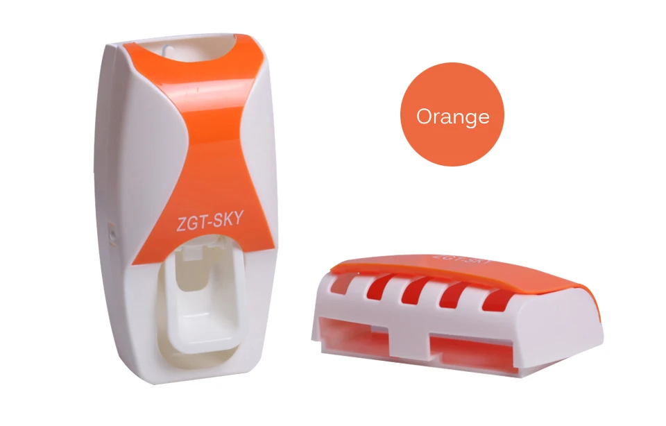 1 комплект автоматический пластиковый диспенсер для зубных паст 5 зубных щеток Держатель соковыжималка туалетных принадлежностей