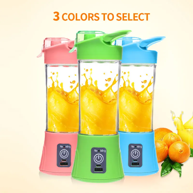 

Fruit Juicer USB Rechargeable Juicer Bottle Household Multi function Handheld Blender Machine Bottle Fruit Juice Maker
