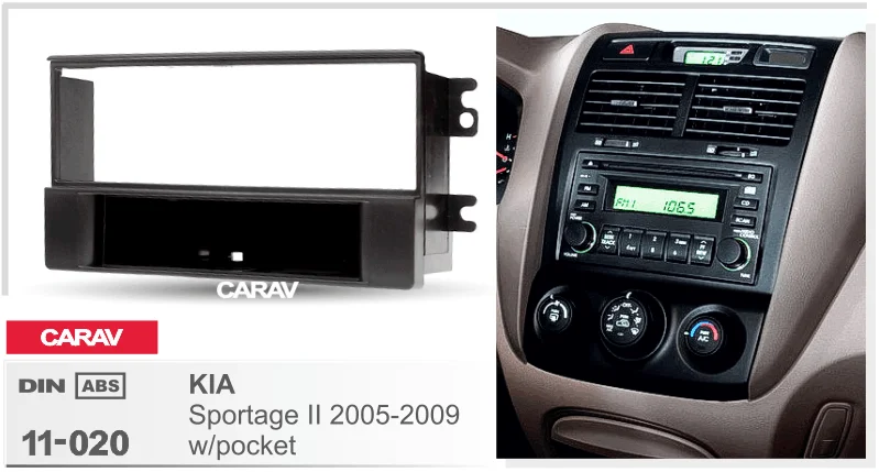 CARAV 11-780 Car Radio Installation Trim Fascia Panel