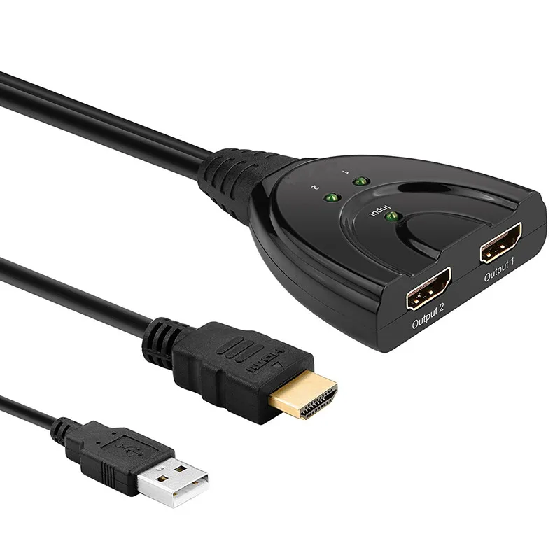 LBSC 3 Port 4K HDMI Cable Adapter 3 Input 1 Out Auto Switch Splitter