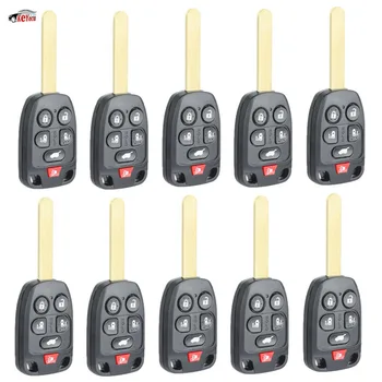 

KEYECU 10 Pcs/lot New Replacement 5+1 Button Remote Car Key Shell Case Fob 6 Button for Honda Odyssey 2011-2013