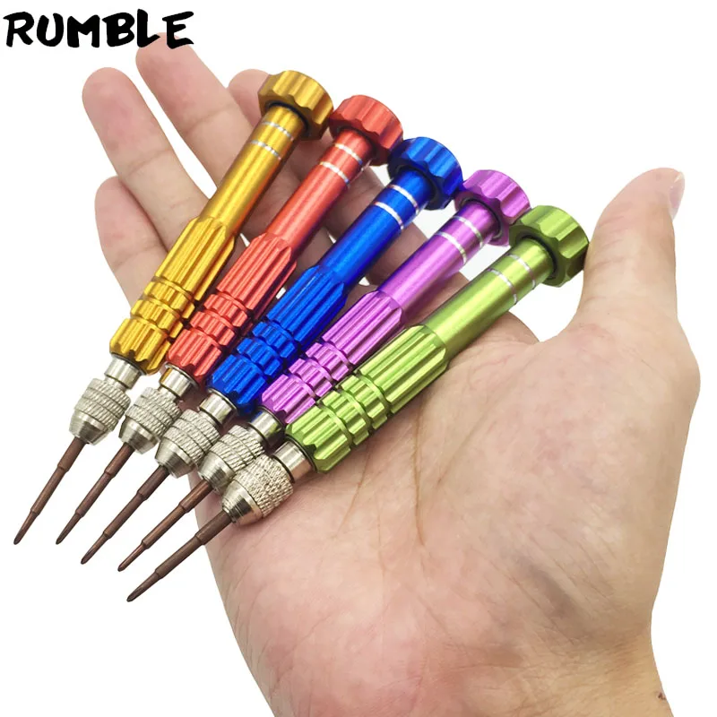 

Rumble 5 in 1 Screwdriver Repair Kit Phone Opening For Iphone For Samsung For Sony For Phone Computer Convenient Top Quality