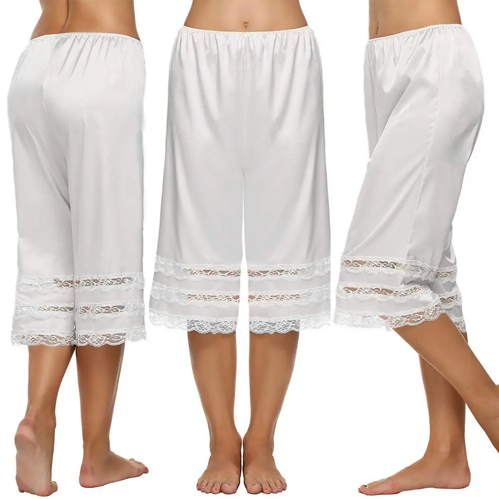 Горячие женские эластичные короткие леггинсы безопасности под брюки нижние шорты кружевные короткие под брюки