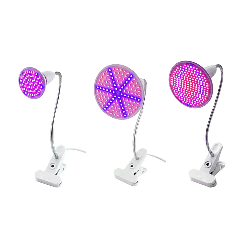 IVYSHION E27 85-265V Indoor Growing Light 6W 15W 20W LED Grow Light Full Spectrum For Plants Hydroponics Flowers Vegetables Grow