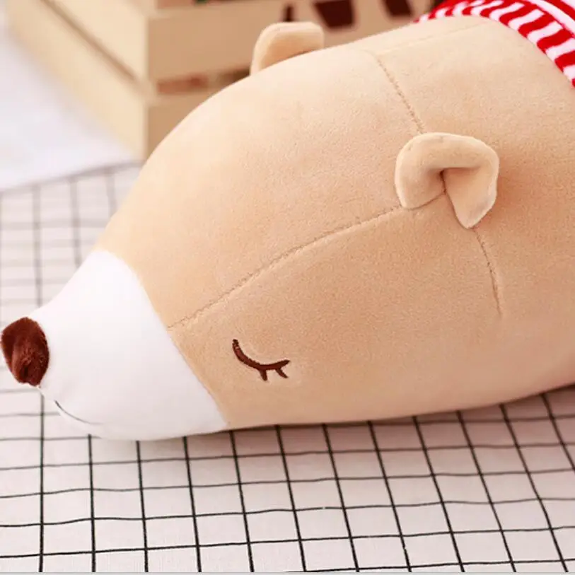 45 cm niños juguete animal de peluche cojín super suave felpa del oso polar peluches almohada animales de juguete niños cumpleaños Navidad GIF