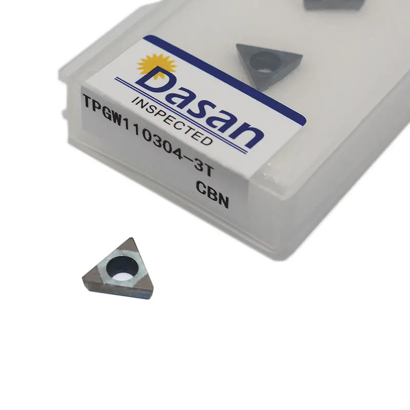 TPGW110304 3T CBN Insert 1pc Tipped PCBN Insert External Turning