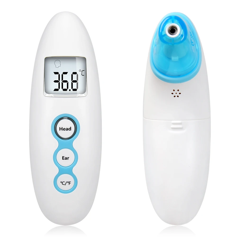 

ELERA Infrared Digital Forehead and Ear Thermometer for Baby Kids and Adults Fever Alarm Measurement Non-Contact LCD Termometro