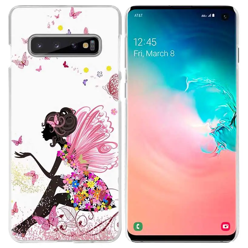 02 Бабочка цветок чехол с мандалой для samsung Galaxy S10 5G S10e S9 S8 M30 M20 M10 J4 J6 плюс J8 Note 8 9 прозрачный чехол для телефона из прочного поликарбоната C - Цвет: 02
