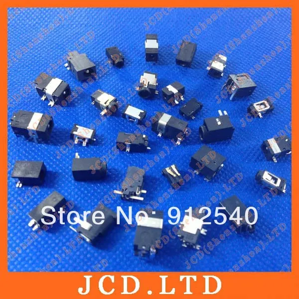Sample package:60models,120ps Tablet PC MID/Laptop DC Power Jack Connector for Samsung/Asus/Acer/HP/Toshiba/Dell/Sony/Lenovo/...
