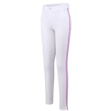 PGM, женские штаны в полоску для гольфа, женские ультра-тонкие облегающие брюки для тенниса, женские мягкие хлопковые Профессиональные штаны AA51866