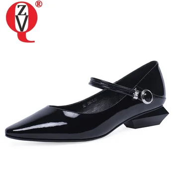 

ZVQ hot sale woman shoes spring new concise casual pointed toe woman flats outside comfortable shallow ladies shoes size 34-39