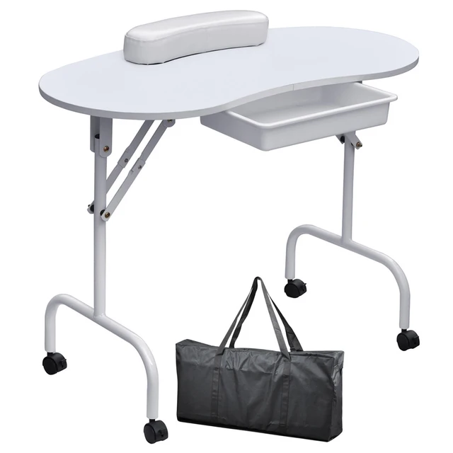 Small Portable Folding Nail Table Nails Manicure Home Use Small Portable Folding Nail Table Nails Manicure Home Use Salon Furniture For