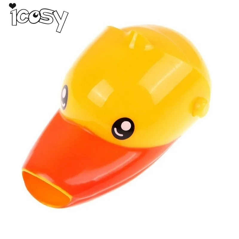 Icosy пластиковый мультипликационный кран удлинитель водопроводный кран расширитель для детей ребенок ручная Стирка в Умывальник для ванной комнаты Аксессуары - Цвет: Donald Duck
