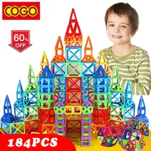 COGO 184pcs Mini Magnetic Designer Construction Set font b Model b font font b Building