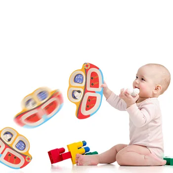 

Children's Tableware 3pcs Cartoon Grid Plate Baby Fork Spoon Children Feeding Tableware bamboo fiber Baby children tableware Set