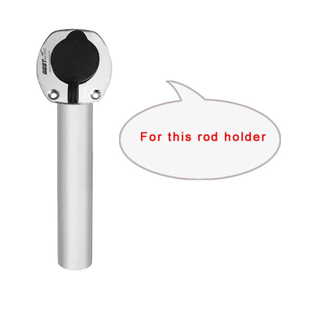 4 Pieces UV Resistant Boat Yacht Fishing Rod Holder Pole Rest Bracket Inner Tube Liner Sleeve Protector 30 Degree