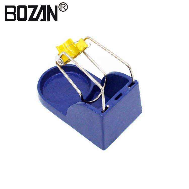 

BOZAN Electric Soldering Iron Stand Holder Metal Support Station With Solder Sponge Soldering Iron Frame Small And Simple