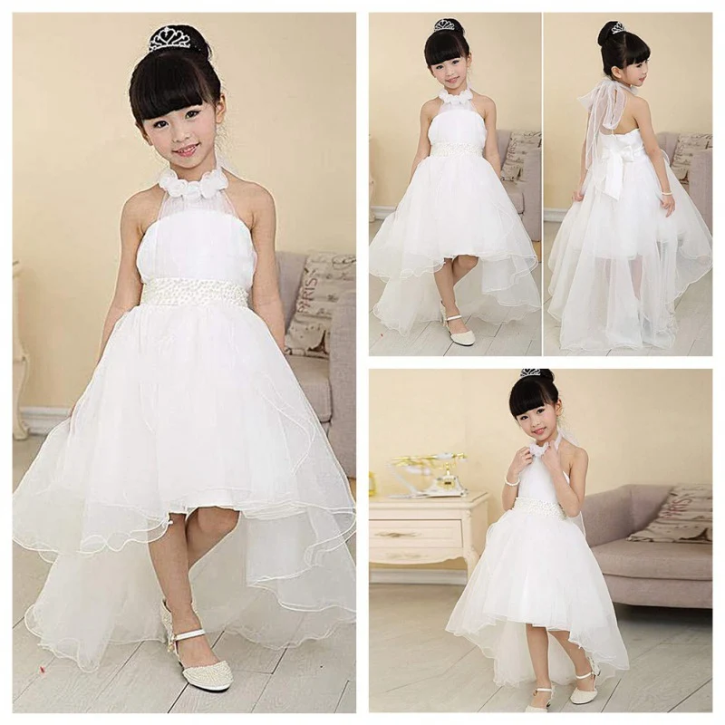 

Newly Baby Girls Dresses Lovely Birthbay Party Vestidos For Girls Sleeveless Dresses Wearing 2019 Summer Children Clothing N