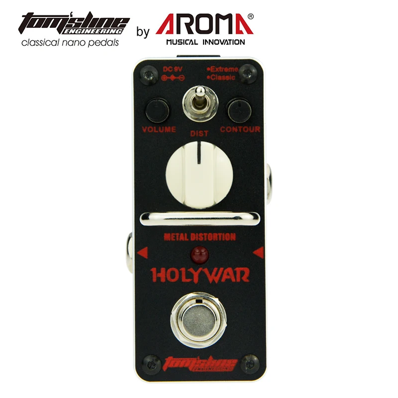 

AROMA Metal distortion Mini Analogue Guitar Effect pedal Holy War