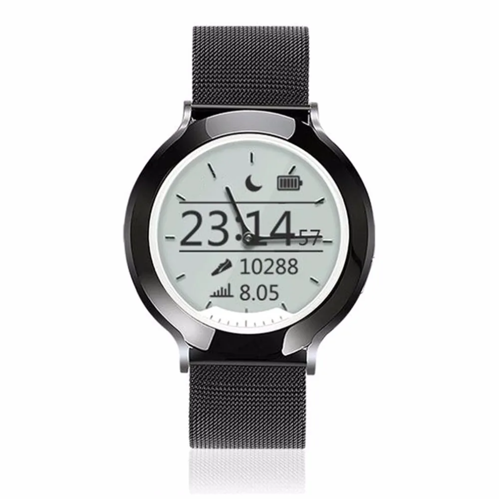 

M6 Smart Watch Genuine Leather Traditional Smartwatch IP68 Waterproof Luminous Shadow Holographic Screen Wrist Watch