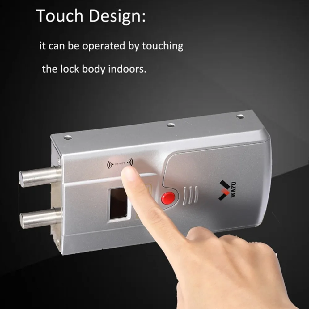  WAFU HF-011A Electric Intelligent Door Lock Phone Control Wireless Remote Control Electronic Keyles - 33041101311