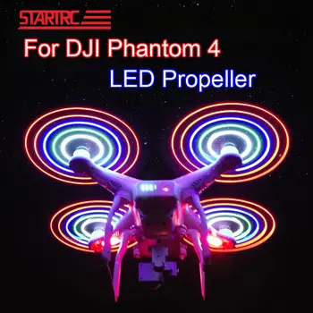 

STARTRC DJI Phantom 4 Drone LED Flash Propellers For DJI Phantom 4 drone Propellers USB Charger Rechargeable blades