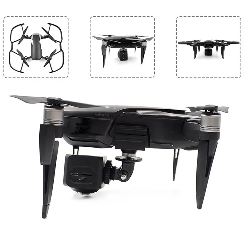 LED Lights Camera Mount Bracket Multifunctional Base Kit for DJI Mavic Air font b Drone b