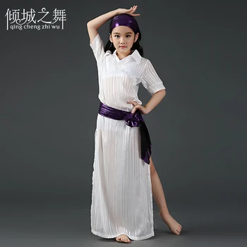 

2018 new kid girls belly dance folk robe children's dance performance Belly dance costume RT020