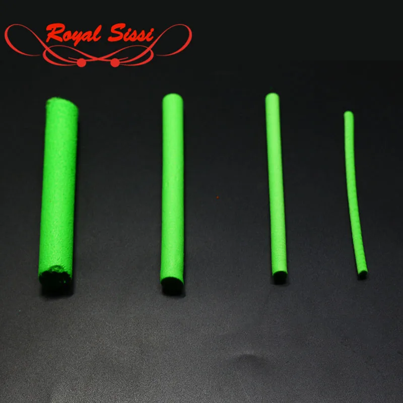 4 Sizes fly tying foam cylinders 3mm5mm8mm12mm green parachute posts floating hoppers &wiggle body extended fly tying materials