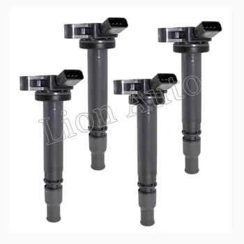 

Set Of 4 Ignition Coil On Plug Pencil For Toyota Corolla Celica Vibe Matrix 1.8l 90919-02238,UF-314,88970216
