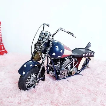 

Craft Iron Handmade Creativity Motorcycle Model Crafts Decorating Props Souvenir 36.5*11*20CM