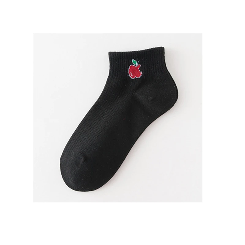 Женские брендовые хлопковые носки с героями мультфильмов Harajuku, женские милые носки для скейтборда, хипстерские модные короткие носки с животным принтом - Цвет: 12
