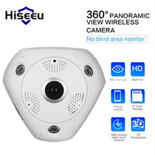 Hiseeu HD WiFi Panoramic Camera 360 Degree E-PTZ Fisheye Network IP CCTV Camera Video Storage Remote IR-CUT Onvif Audio-in P2 41