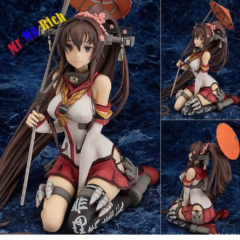 

Japan Anime Action Figure Kantai Yamato Collection Pvc 18cm 1/7 Scale Model Cartoon Sexy Girl Doll Brand New