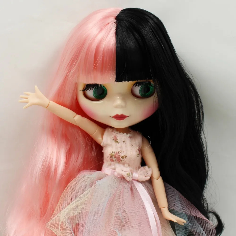 Neo Blythe Doll with Multi-Color Hair, White Skin, Shiny Cute Face & Factory Jointed Body 4